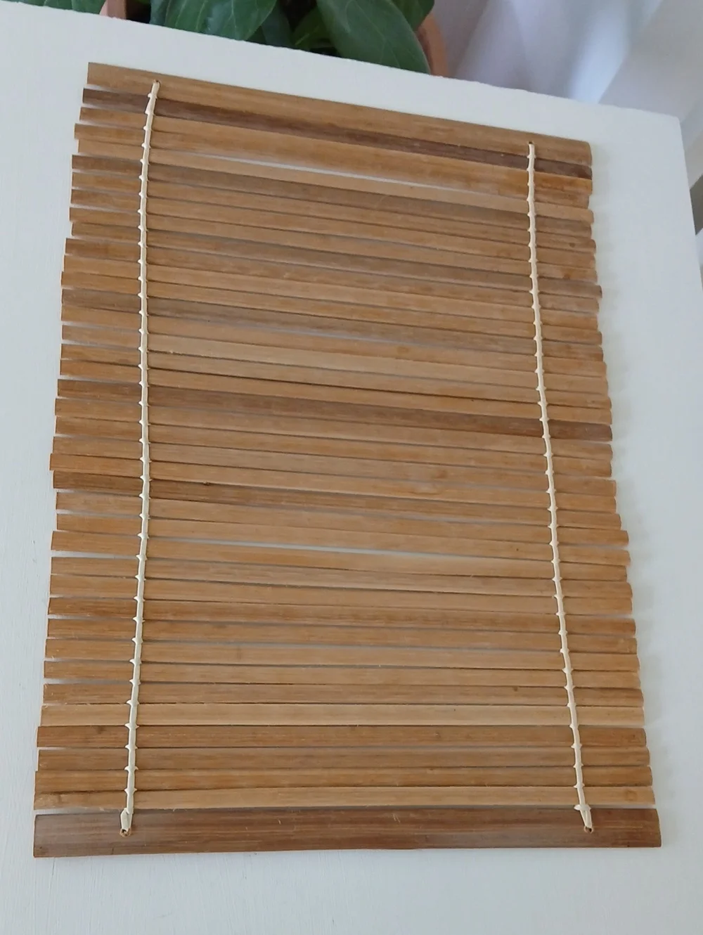 Vintage Bamboo Slat Placemats Set Of 2